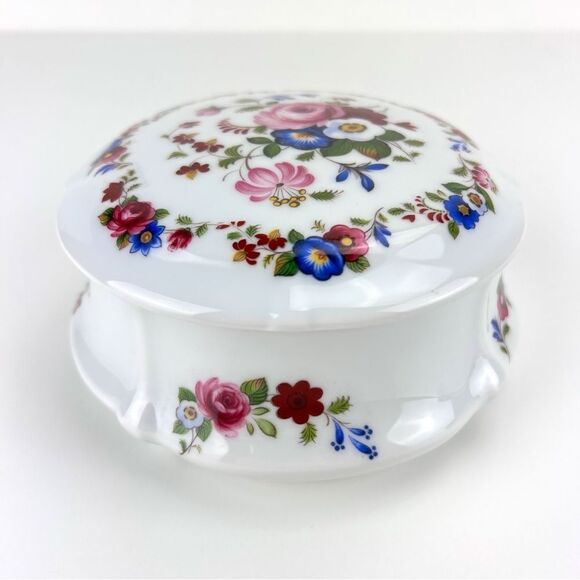 Limoges LEC LeClair Porcelain Trinket Box - Picture 2 of 9